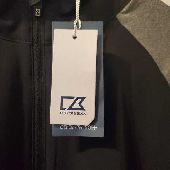 BNWT Cutter & Buck Response Lightweight Hybrid Quarter Zip Men's Windbreaker - Picture 2 of 10